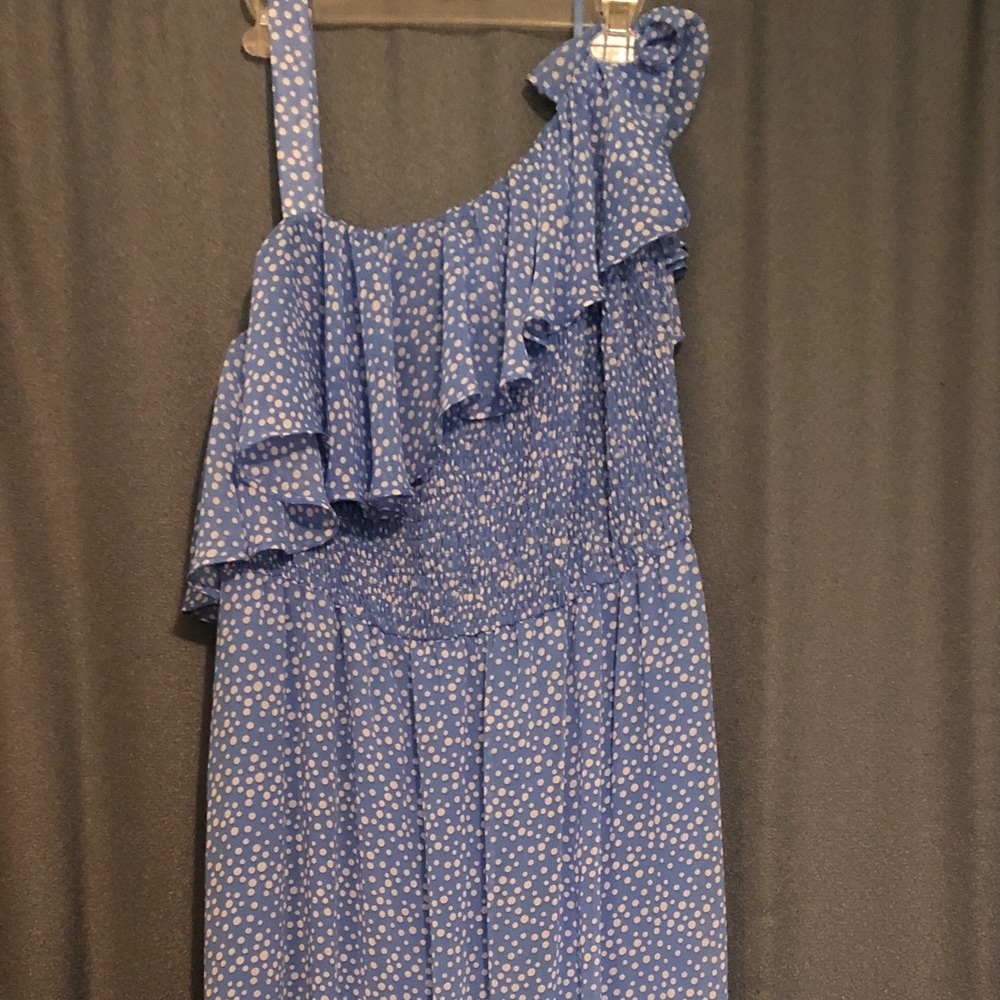 Lane Bryant 22/24 Long Off-Shoulder Summer Dress